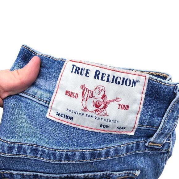 TRUE Religion Jeans Size 31 ROCCO Blue - Picture 5 of 9